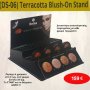 DEINA Terracotta Blush on Σταντ-περιέχει 4 χρώματα από 6 τμχ. Σύνολο 24 τμχ. και το Stand με τα δείγματα Δωρεάν