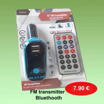 FM Transmitter με Bluethooth σύνδεση