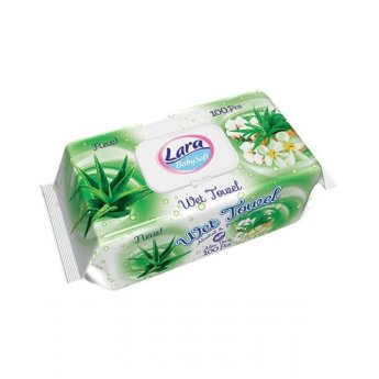 26178 ΜΩΡΟΜΑΝΤHΛΑ LARA 100 ΤΕΜ. ALOE VERA ΜΕ ΚΑΠΑΚΙ