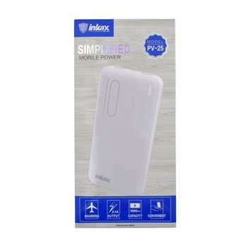 41458 ΜΠΑΤΑΡΙΑ PV-25 -Power Bank- 10000 mAh 2 USB 2.1 A