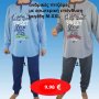 Ανδρικές πιτζάμες ζεστές με εσωτερική επένδυση Μεγέθη Μ-XΧL σε διάφορα χρώματα