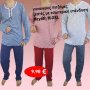Γυναικείες πιτζάμες ζεστές με εσωτερική επένδυση Μεγέθη Μ-XΧL σε διάφορα χρώματα