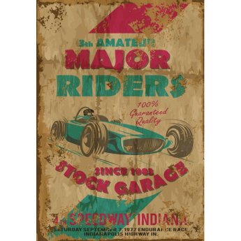 42208 ΠΙΝΑΚΑΣ  MAJOR RIDERS  /39Χ56Χ2ΕΚ