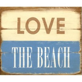 42103 ΠΙΝΑΚΑΣ  LOVE THE BEACH  /25Χ30ΕΚ
