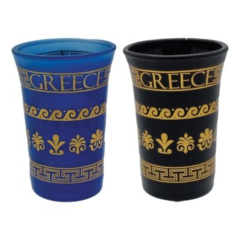60197 ΣΦΗΝΟΠΟΤΗΡΟ GREECE ΜΑΥΡΟ  kai  ΜΠΛΕ /4.4Χ3.5Χ7ΕΚ /ΣΥΣΚ12