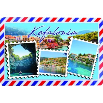 29891 ΜΑΓΝΗΤΑΚΙ ΚΑΡΤ ΠΟΣΤΑΛ KEFALONIA /9Χ6ΕΚ /ΣΥΣΚ10