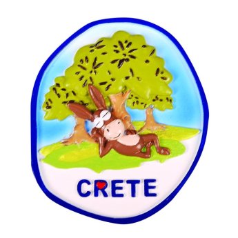 29517 ΜΑΓΝΗΤΑΚΙ ΣΤΡΟΓ. ΕΛΙΑ CRETE ΛΕΥΚΟ/ΣΥΣΚ10