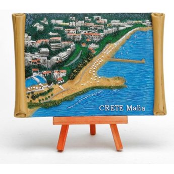 30685 ΠΙΝΑΚΑΣ ΣΕ ΤΡΙΠΟΔΟ CRETE MALIA ΜΙΝΙΤ. ΔΙΑΦ.ΣΧΕΔ