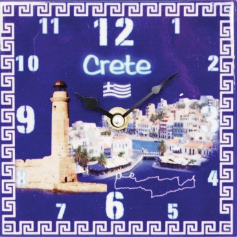 29050 ΡΟΛΟΙ ΤΕΤΡΑΓΩΝΟ ΦΑΡΟΣ CRETE ΜΠΛΕ /15Χ15Χ3.5ΕΚ