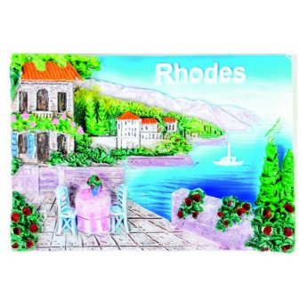 28182 ΜΑΓΝΗΤΑΚΙ ΜΕ ΑΞΙΟΘΕΑΤΑ RHODES /7.5Χ5.5ΕΚ /ΣΥΣΚ10