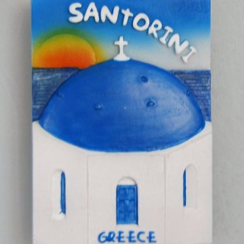 29721 ΜΑΓΝΗΤΑΚΙ ΕΚΚΛΗΣΙΑ SANTORINI /ΣΥΣΚ10