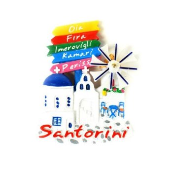 28266 ΜΑΓΝΗΤΑΚΙ ΜΕ ΕΚΚΛΗΣΙΑ SANTORINI /ΣΥΣΚ10