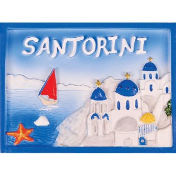 29525 ΜΑΓΝΗΤΑΚΙ ΟΡΘΟΓ. SANTORINI ΜΠΛΕ/ΣΥΣΚ10