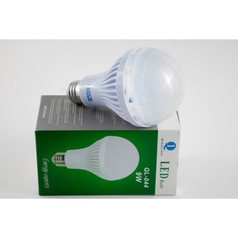 6336 Λάμπα LED 7W  12 VOLT QIAOLIAN QL-044-43 9W Βιδωτή με μεγάλο σπείρωμα Ε27