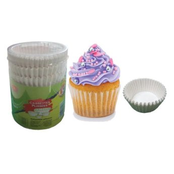 00101198 Σετ 125 πτυχωτά χαρτάκια cupcake για φούρνο