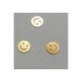 40502059-21 50 μεταλλικά διακοσμητικά νυχιών χρυσά Happy Face