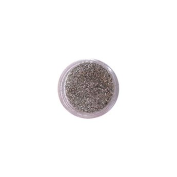 40502017-5 Ασημί σκόνη διακοσμητική για νύχια