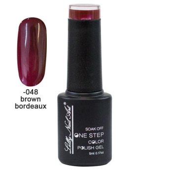 40504002-048 Ημιμόνιμο μανό one step 5ml - Brown bordeaux