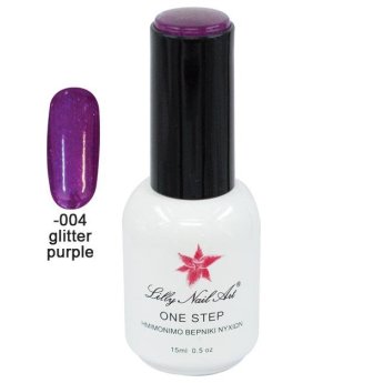 40504001-004 Ημιμόνιμο μανό one step 15ml - Glitter purple