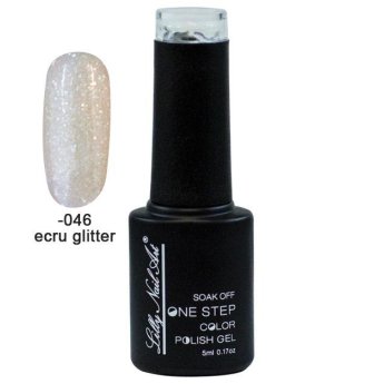 40504002-046 Ημιμόνιμο μανό one step 5ml - Ecru glitter