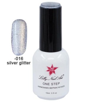 40504001-016 Ημιμόνιμο μανό one step 15ml - Silver glitter