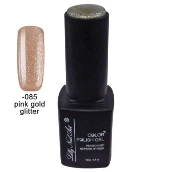 40504008-085 Ημιμόνιμο τριφασικό μανό 12ml - Pink gold glitter