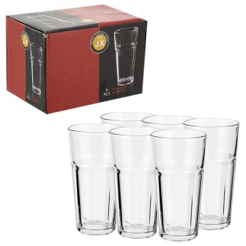 80-316 ΠΟΤΗΡΙ ΝΕΡΟΥ ΜΕΓΑΛΟ ΣΕΤ-6ΤΕΜ 14x7cm  340mL