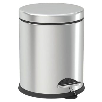 81-1017 ΚΑΔΟΣ ΑΠΟΡΡΙΜΑΤΩΝ INOX  ΜΕ ΠΕΝΤΑΛ 8L 8Lt -35x20.5cm-