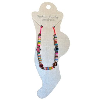 20-1294 ΒΡΑΧΙΟΛΙ ΠΟΔΙΟΥ ΠΟΛΥΧΡΩΜΕΣ ΧΑΝΔΡΕΣ ΜΑΤΑΚΙ