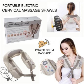 20512-16 CERVICAL MASSAGE SHAWLS ΣΥΣΚΕΥΗ ΜΑΣΑΖ ΓΙΑ ΤΟΝ ΑΥΧΕΝΑ ΤΗΝ ΜΕΣΗ ΚΑΙ ΤΑ ΠΟΔΙΑ