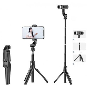 1134-63 ΑΣΥΡΜΑΤΟ BLUETOOTH SELFIE STICK ΜΕ ΕΝΣΩΜΑΤΩΜΕΝΟ ΤΡΙΠΟΔΟ K21