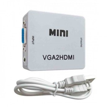 20040-89 ΜΙΝΙ ΜΕΤΑΤΡΟΠΕΑΣ VGA ΣΕ HDMI 5.5X6CM