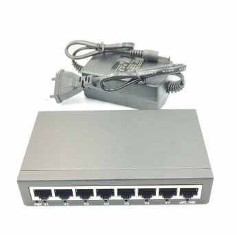 20047-60 8-Port Gigabit Switch HUB LAN 10-100-1000Mbps
