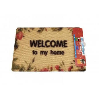 20147-4 ΠΑΤΑΚΙ ΕΙΣΟΔΟΥ ΑΝΤΙΟΛΙΣΘΗΤΙΚΟ WELCOME TO MY HOME 38Χ50CM