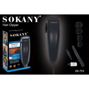 219 ΚΟΥΡΕΥΤΙΚΗ ΜΗΧΑΝΗ SOKANY SK-751 4 ΧΤΕΝΑΚΙΑ 9W ΜΑΥΡΗ