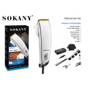 211 ΚΟΥΡΕΥΤΙΚΗ ΜΗΧΑΝΗ SOKANY SK-740 4 ΧΤΕΝΑΚΙΑ ΛΕΥΚΗ 9W