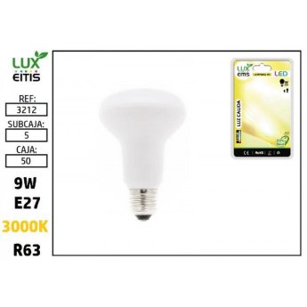 3212 ΛΑΜΠΑ LED R63 E27 9W 3000K