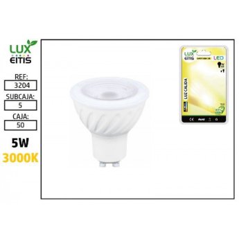 3204 ΛΑΜΠΑ LED GU10 5W 3000K