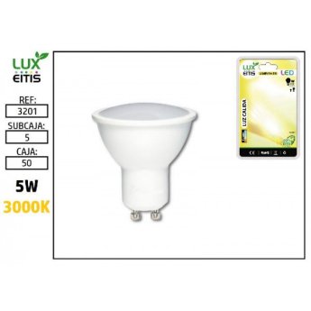 3201 ΛΑΜΠΑ LED GU10 5W 3000K