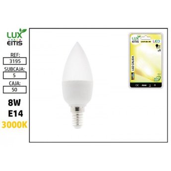 3195 ΛΑΜΠΑ LED E14 8W 3000K