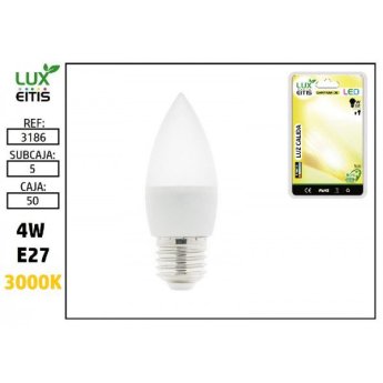 3186 ΛΑΜΠΑ LED E27 4W 3000K