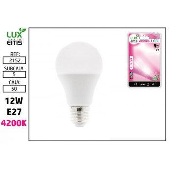 2152 ΛΑΜΠΑ LED E27 12W 4200K