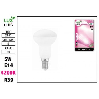 2147 ΛΑΜΠΑ LED R39 E14 5W 4200K