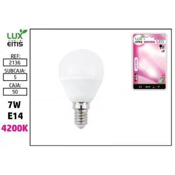 2136 ΛΑΜΠΑ LED E14 W 4200K