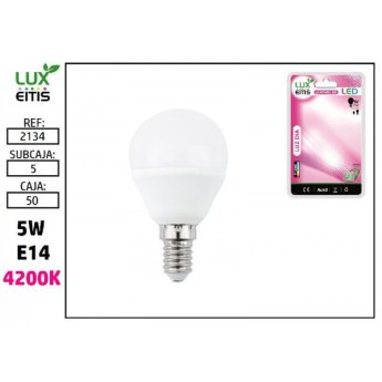 2134 ΛΑΜΠΑ LED E14 5W 4200K