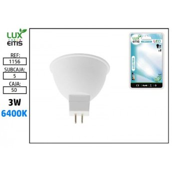 1156 ΛΑΜΠΑ LED MR16 3W 6400K