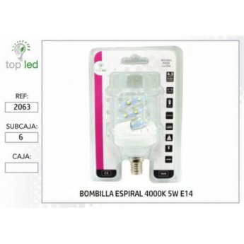 2063 BOMBILLA ESPIRAL LED 4000K 5W E14