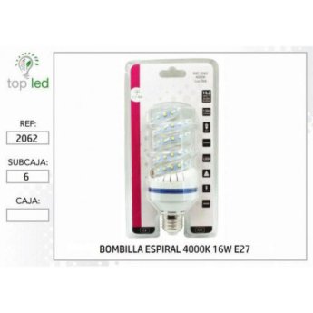 2062 BOMBILLA ESPIRAL LED 4000K 16W E27