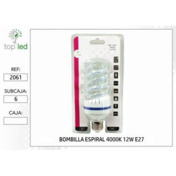 2061 BOMBILLA ESPIRAL LED 4000K 12W E27