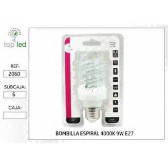 2060 BOMBILLA ESPIRAL LED 4000K 9W E27